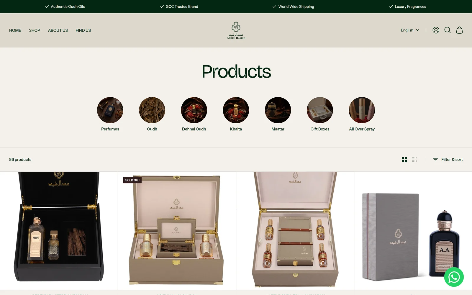 Abdul Rashid product collection