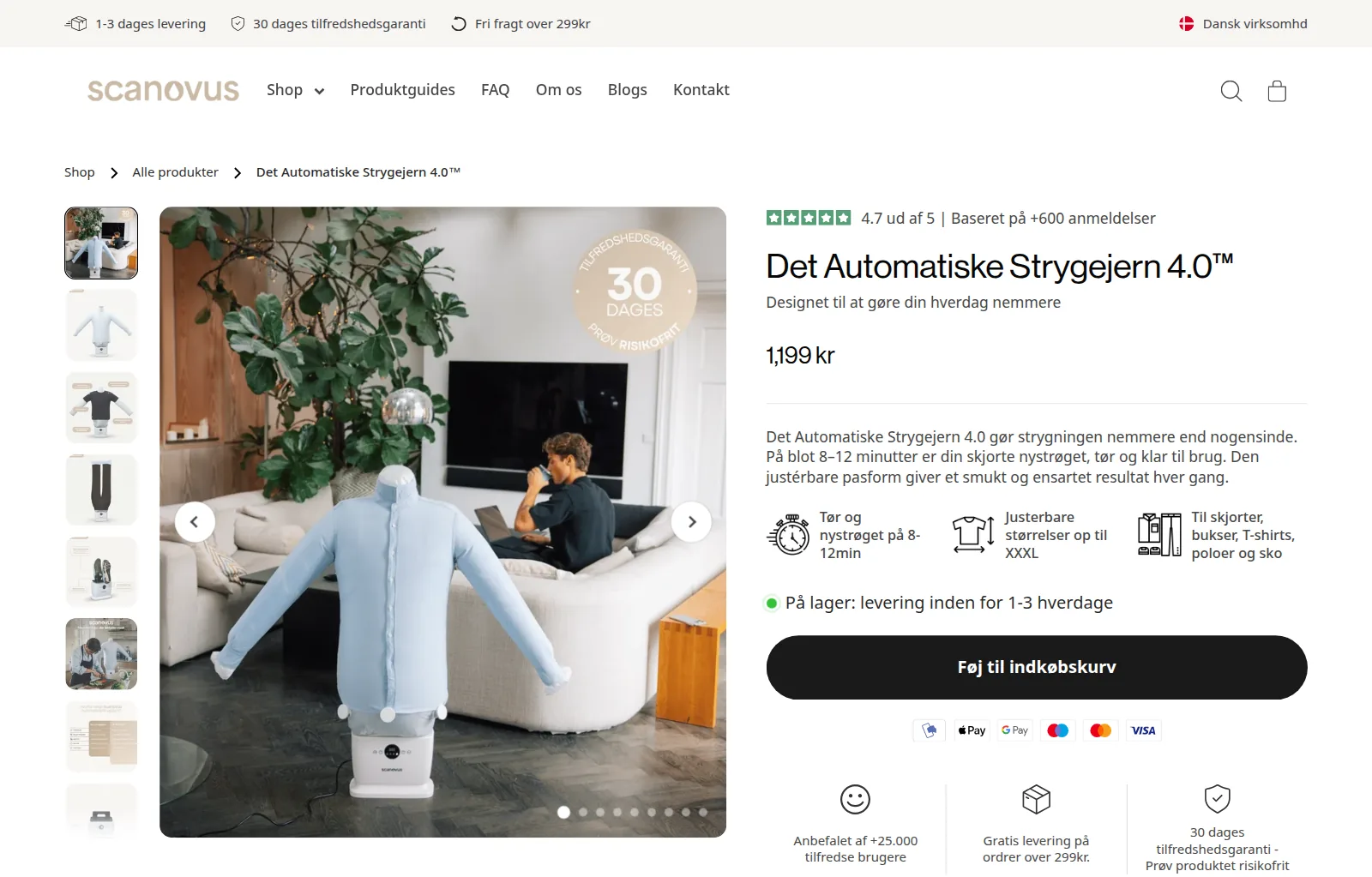 Automatic Ironing Machine 4.0 product page