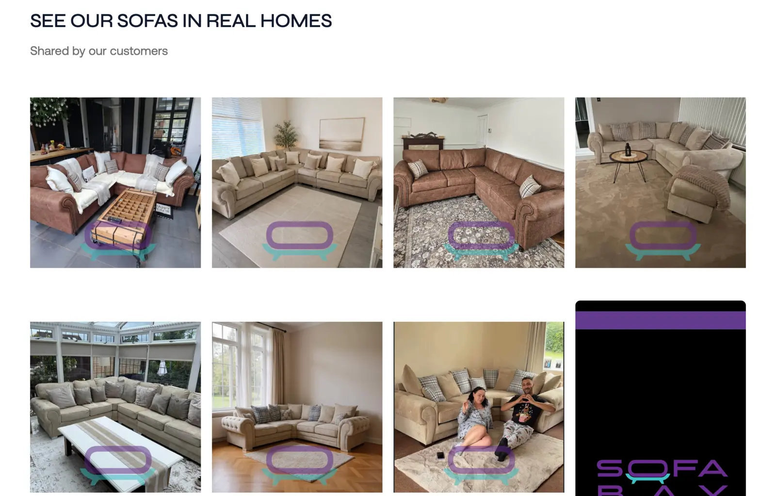 Sofa Bay loved in real homes