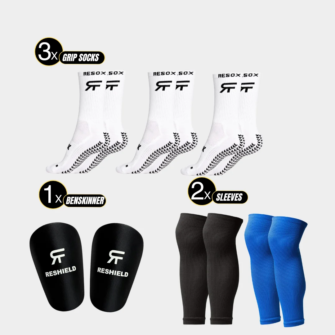 RF Sport grip socks, shin guards and sleeves